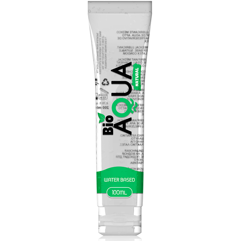 BIOAQUA - LUBRIFICANTE INGREDIENTI NATURALI A BASE ACQUA 50/100/200ML