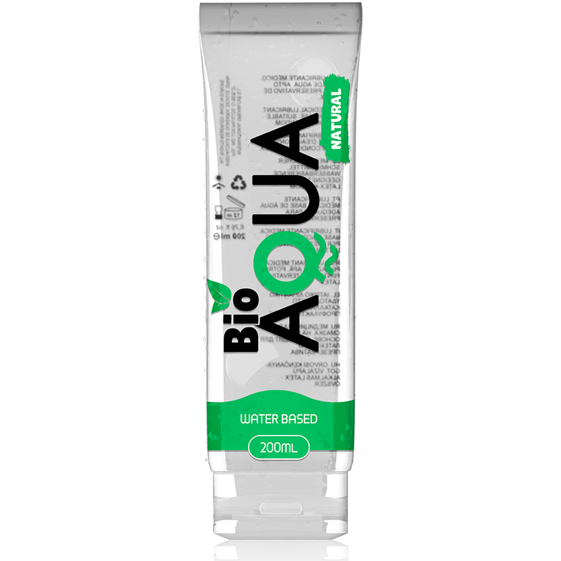 BIOAQUA - LUBRIFICANTE INGREDIENTI NATURALI A BASE ACQUA 50/100/200ML