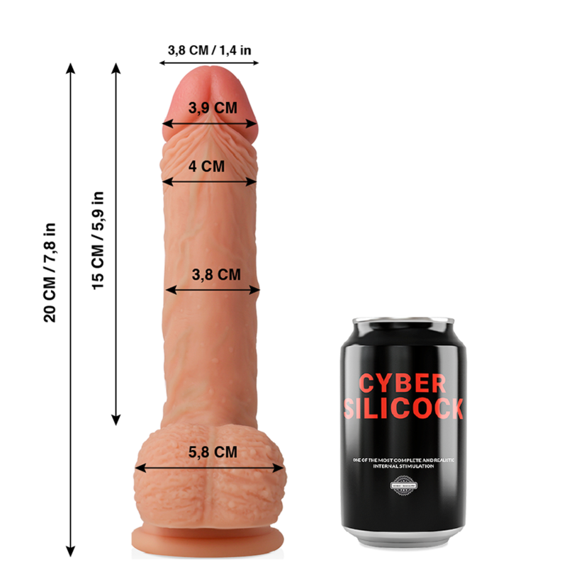 CYBER SILICOCK - CONNOR SILICONE LIQUIDO MORBIDO ULTRA REALISTICO