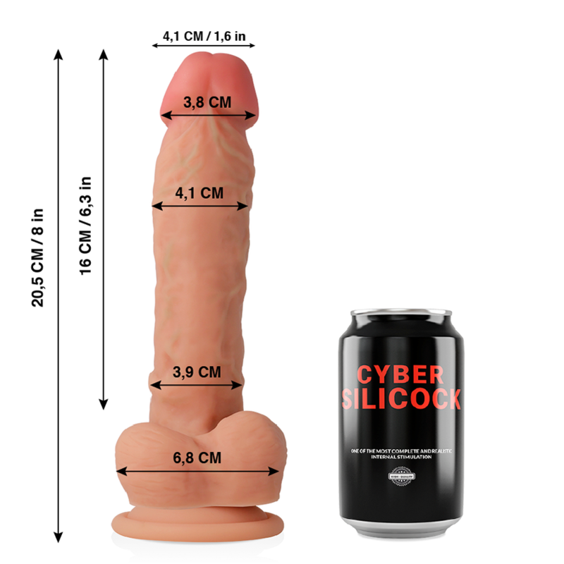 CYBER SILICOCK - CONNOR SILICONE LIQUIDO MORBIDO ULTRA REALISTICO