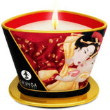 SHUNGA - CANDELA DA MASSAGGIO FRAGOLE E CHAMPAGNE 170 ML