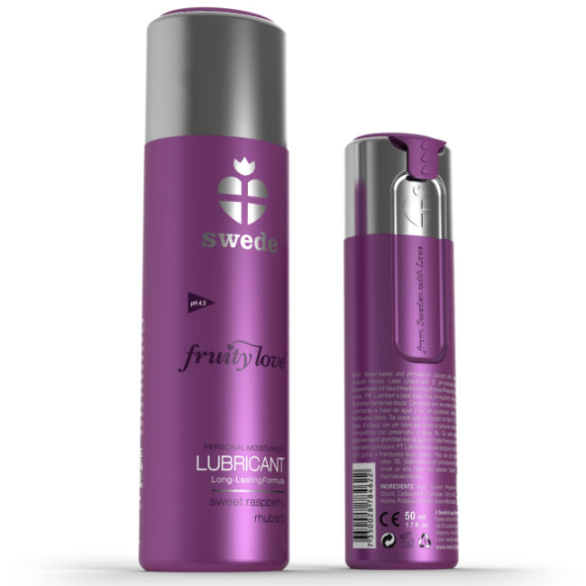 SWEDE - FRUITY LOVE LUBRIFICANTE LAMPONE RABARBARO 50ML