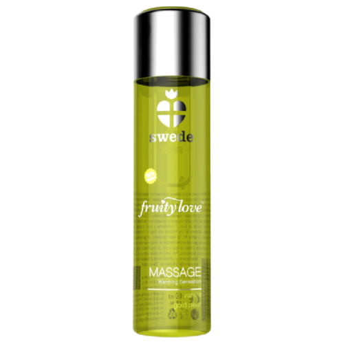 SWEDE - FRUITY LOVE OLIO DA MASSAGGIO EFFETTO RISCALDANTE VANIGLIA E PERA ORO 60 ML 120ML
