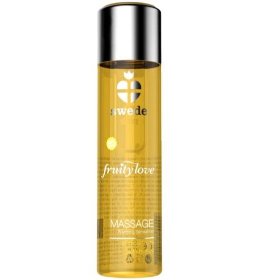 SWEDE - FRUITY LOVE OLIO DA MASSAGGIO EFFETTO RISCALDANTE FRUTTATO TROPICALE AL MIELE 60 ML 120ML