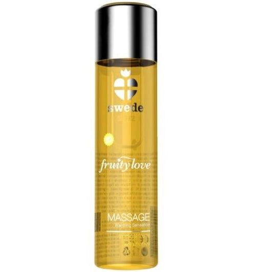 SWEDE - FRUITY LOVE OLIO DA MASSAGGIO EFFETTO RISCALDANTE FRUTTATO TROPICALE AL MIELE 60 ML 120ML