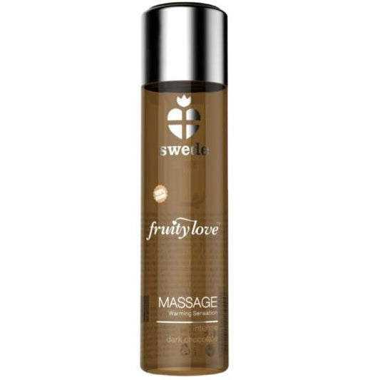 SWEDE - FRUITY LOVE OLIO DA MASSAGGIO EFFETTO RISCALDANTE CIOCCOLATO FONDENTE INTENSO 60 ML 120 ML